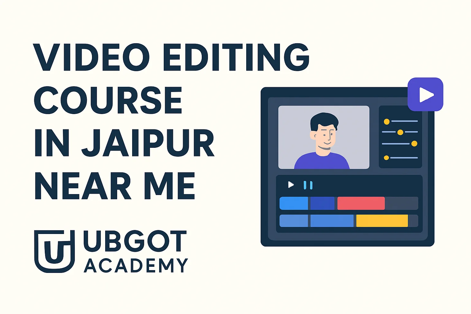 Video Editing Course in Jaipur Near Me