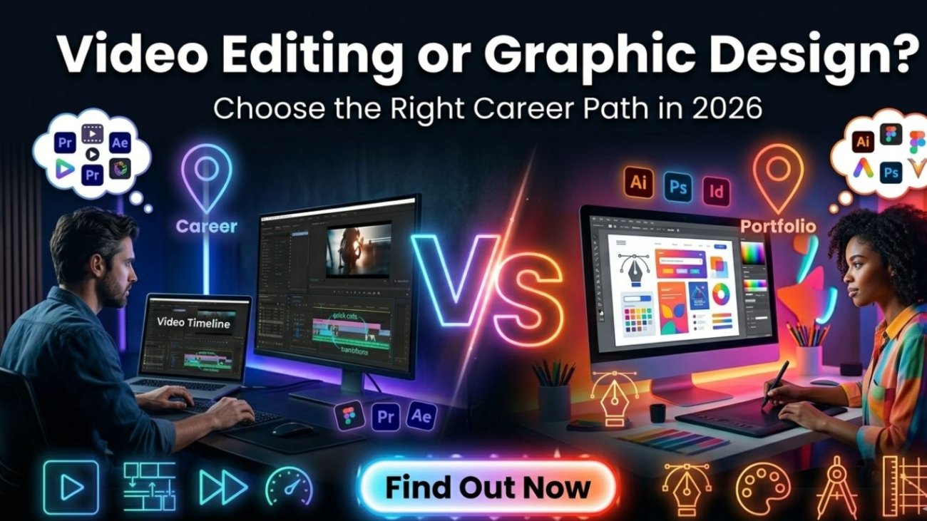 Video Editing vs Graphic Design – Which is Better in 2026?