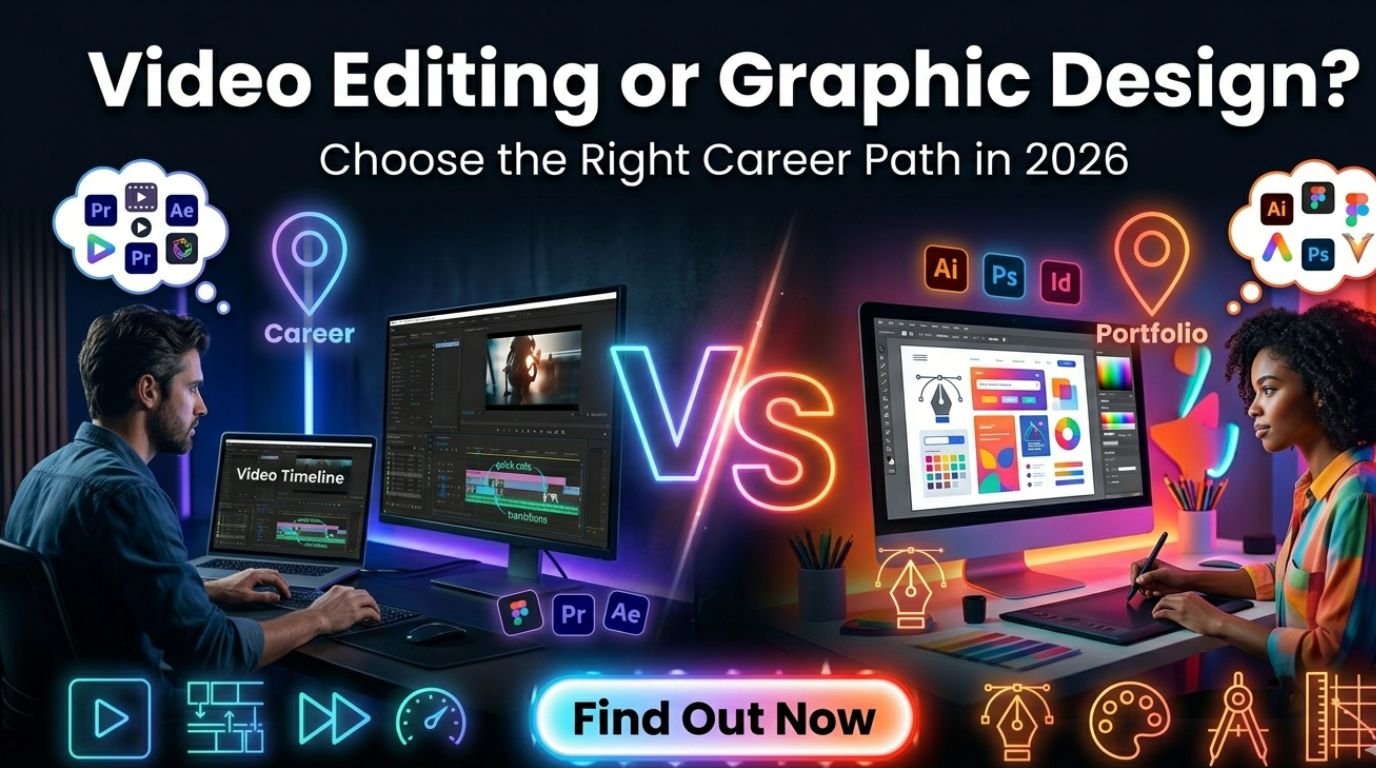 Video Editing vs Graphic Design – Which is Better in 2026?
